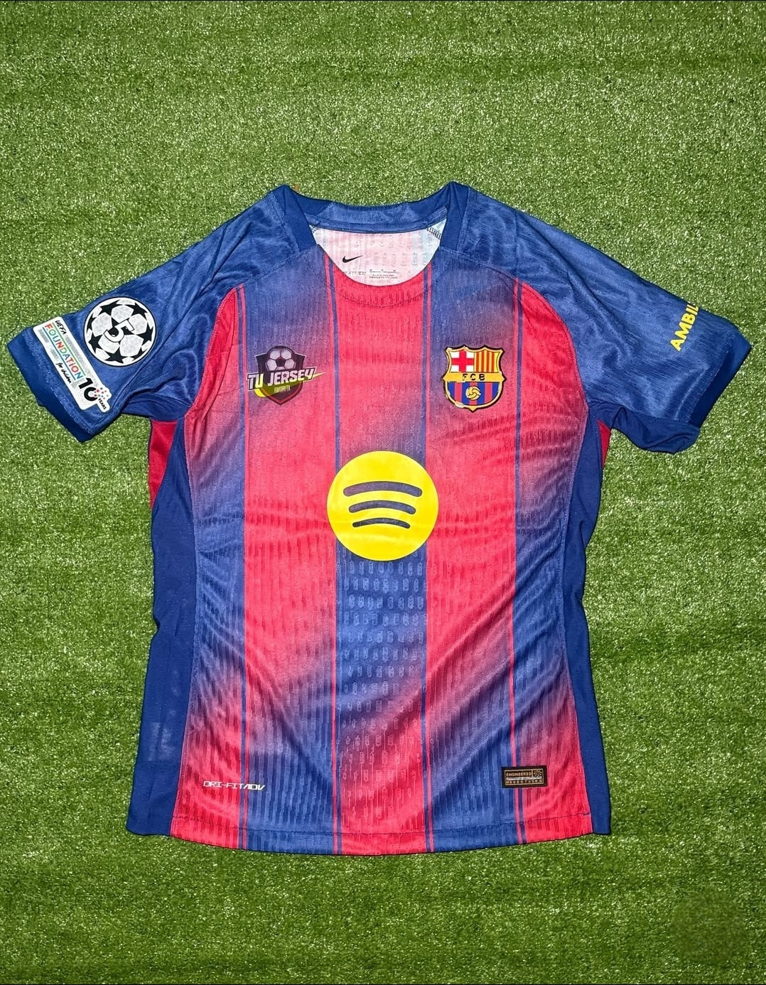 Fc BARCELONA Home 25/26 Lamine Yamal 10 + UCL patch