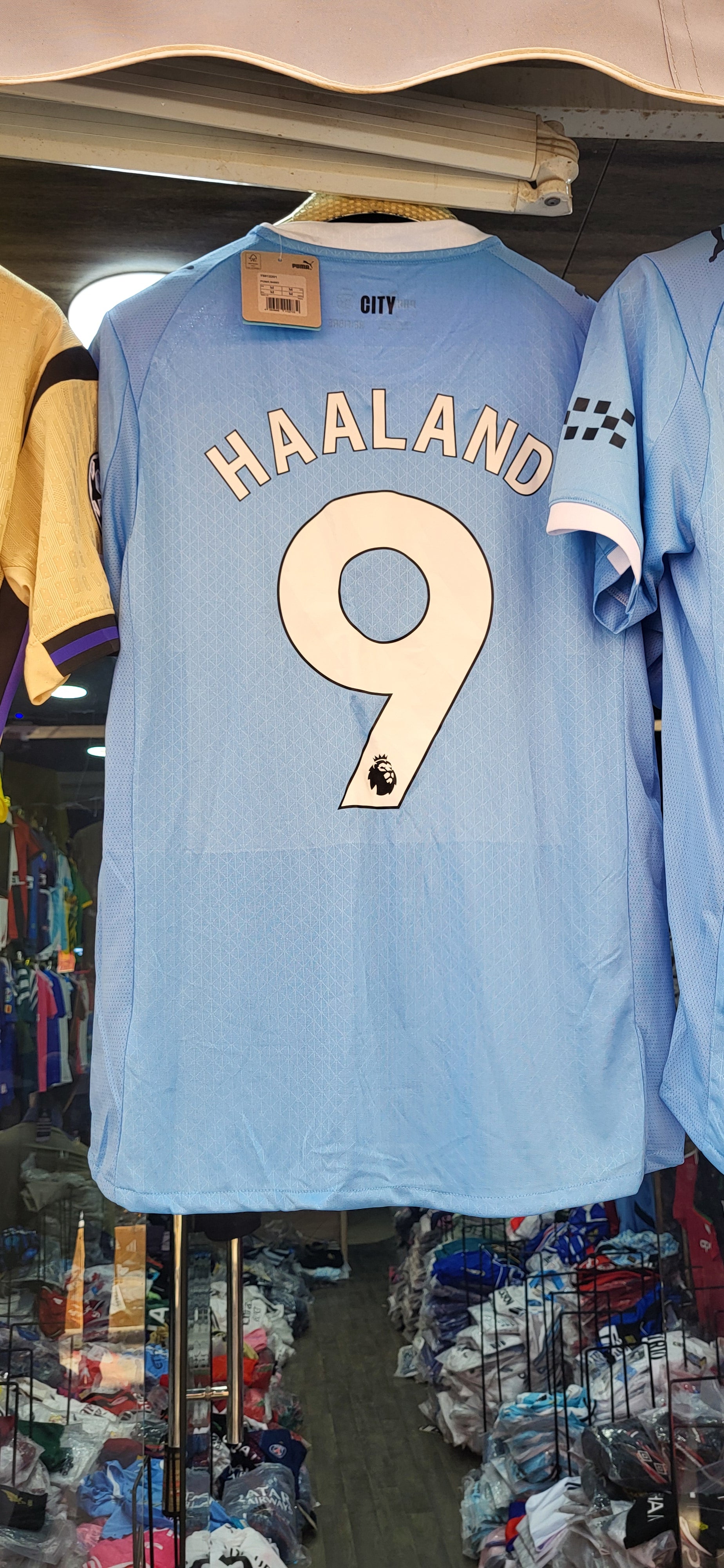 Manchester City Home 25/26 Haaland + PL patch