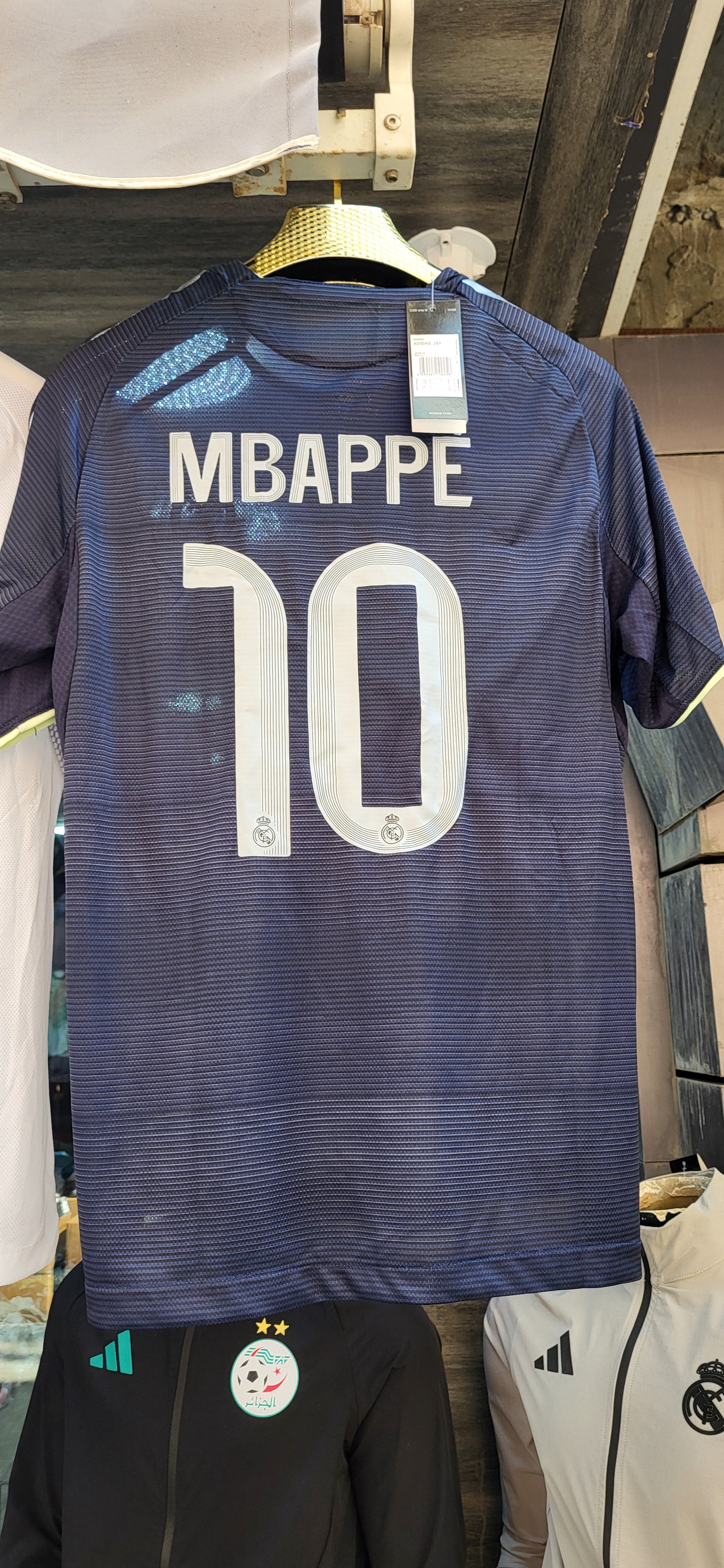 Real Madrid Away 25/26 Mbappe + UCL patch