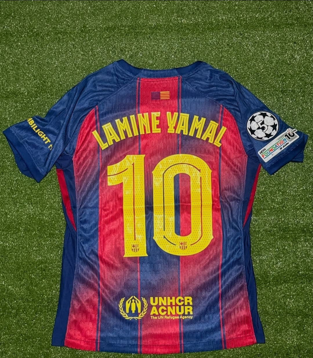 Fc BARCELONA Home 25/26 Lamine Yamal 10 + UCL patch