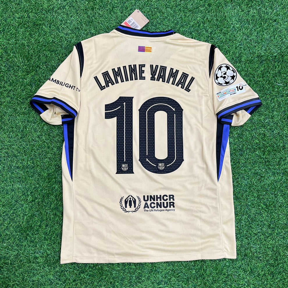 Fc BARCELONA Away 25/26 Lamine Yamal 10 + UCL patch