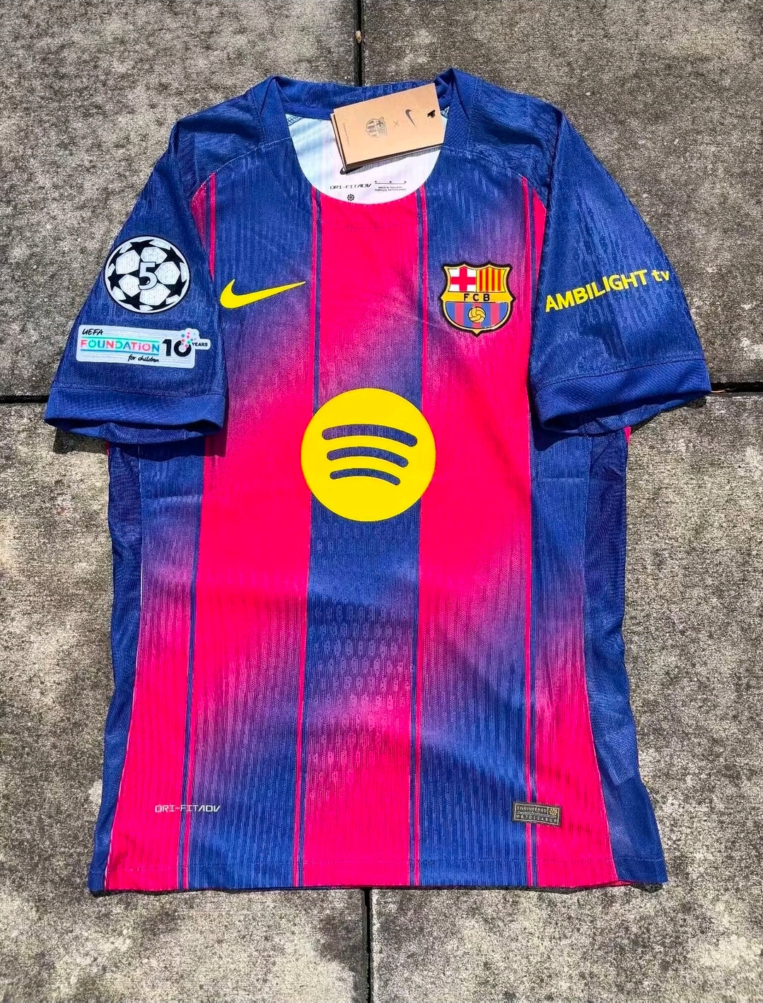 Fc Barcelona home 25/26 Lamine Yamal 10 + UCL