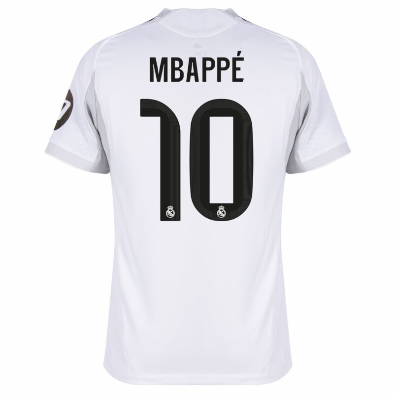 Real Madrid home 25/26 Mbappe 10