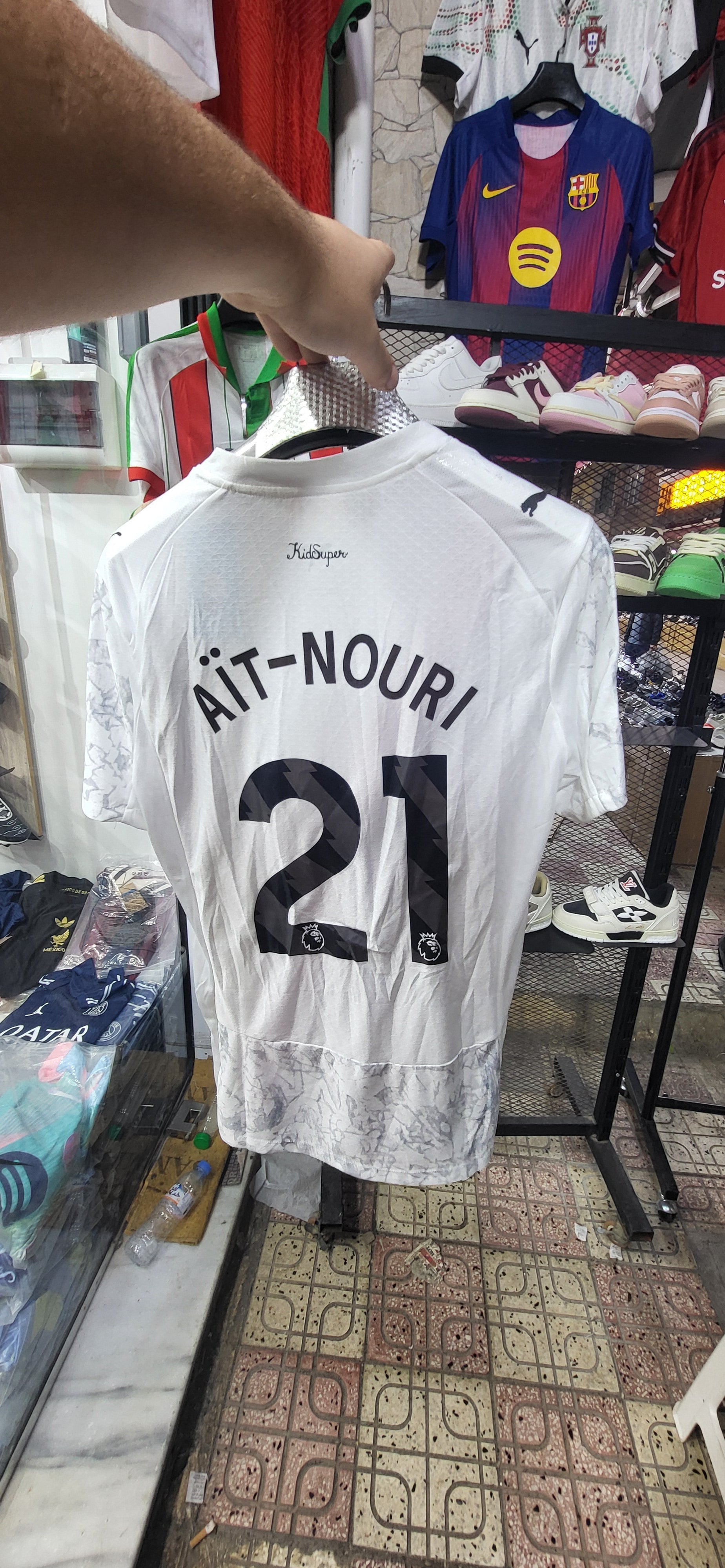 Manchester City Away 25/26 Ait nouri + PL patch